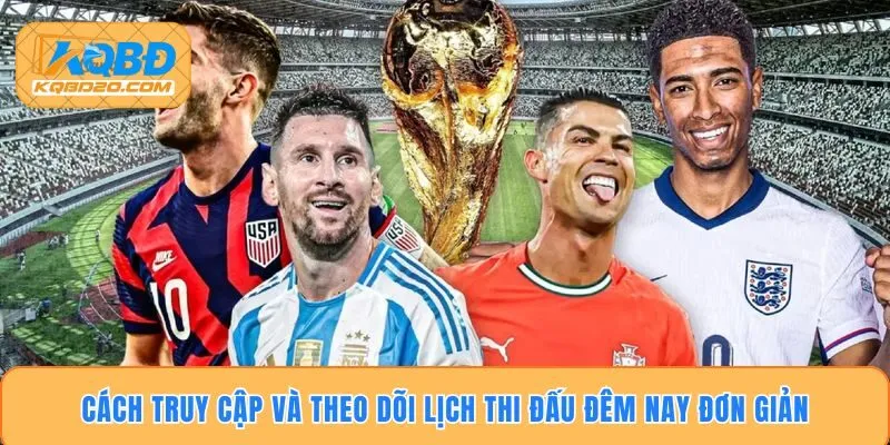 Cách truy cập và theo dõi lịch thi đấu đêm nay đơn giản
