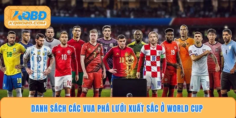 Danh sách các vua phá lưới xuất sắc ở World Cup