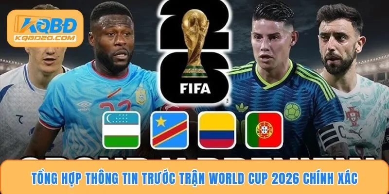 Tổng hợp thông tin trước trận World Cup 2026 chính xác